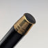 1944 British vintage black shaft curved handle pure silver decorated walking stick 83cm K&SLD